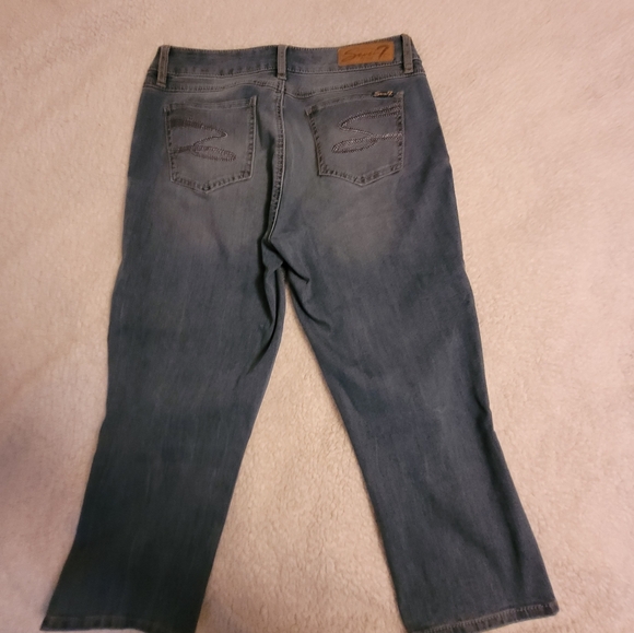Seven7 Skinny Distressed Capri Jeans - Picture 5 of 9
